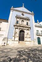 aveiro, portugal. typisk byggnadsvy. foto