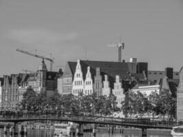 Lübeck stad vid Östersjön foto