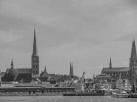 de stad av luebeck foto