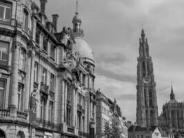 antwerpen stad i belgien foto