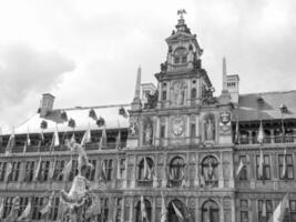 antwerpen stad i belgien foto