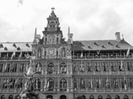 antwerpen stad i belgien foto