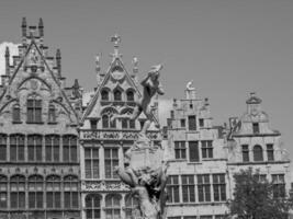 antwerpen stad i belgien foto