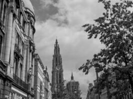 antwerpen stad i belgien foto