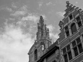 antwerpen stad i belgien foto