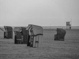 de strand av just foto