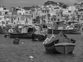 marsaxlokk på malta foto