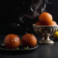 ai genererad gulab jamun foto