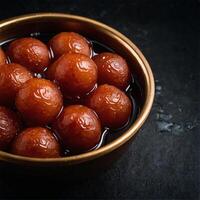 ai genererad gulab jamun foto