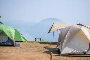 camping och tält webbplatser turism avslappning natur. foto