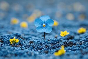 ai genererad skön natur vår med blommor professionell fotografi foto