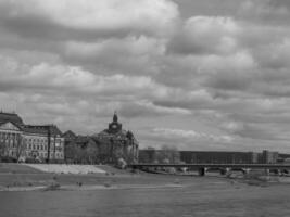 de stad av dresden i saxonia foto