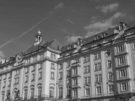 de stad av dresden i saxonia foto