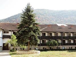 ortodox kloster manasija i serbia foto