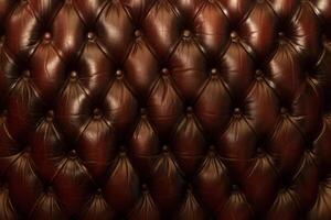 lyx brun läder soffa bakgrund textur foto