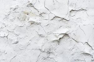 ai genererad retro vit cement vägg för lugna interiörer. foto