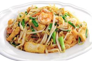 nudlar i thailändsk stil, pad thai foto