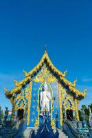 wat rong suea tio eller blå tempel foto