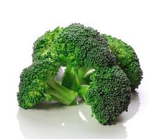färsk broccoli i närbild foto