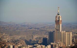 underbar och skön städer och skyskrapor i de rike av saudi arabien foto