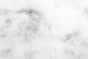 mystisk dimma, tjock vit rök textur bakgrund. foto