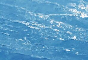 närbild av blå is textur foto