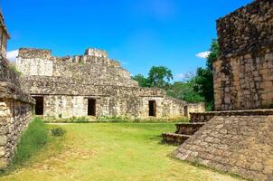 ek balam arkeologisk webbplats på mexico foto