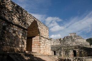 ek balam arkeologisk webbplats på mexico foto