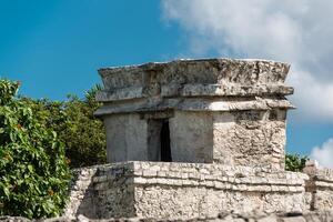 slott mayan ruin i tulum. mexico foto