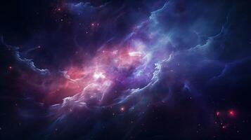 ai genererad nebulosa energi bakgrund foto