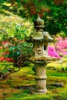 japansk trädgård, parkera clingendael, de Haag, nederländerna foto