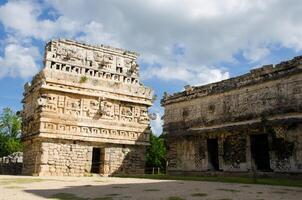 de kyrka på chichen itza, undra av de värld foto