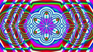 en bakgrund bild av geometrisk psychedelic mönster foto