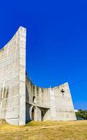 puerto escondido oaxaca mexico 2023 enorm gigantisk ful kyrka byggnad ruin i puerto escondido Mexiko. foto