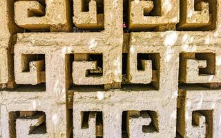 textur detalj av vägg med stenar stenar tegel tegelstenar marmor. foto