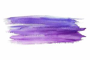 ai genererad vibrerande lila vattenfärg stroke konstnärlig bakgrund foto