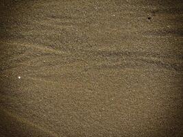 konsistens av mörk sand vid havet foto