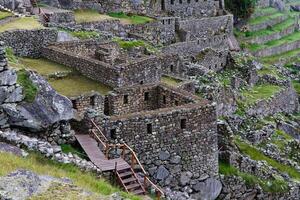machu picchu, peru, 2015 - inka sten ruiner peru söder Amerika foto
