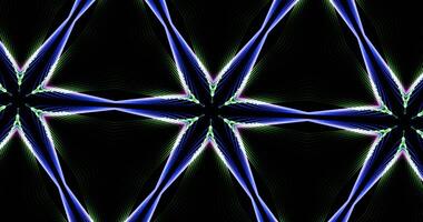 kalejdoskopisk mönster på mörk bakgrund i vibrerande färger foto