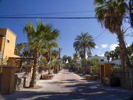 gammal hus av loreto, baja kalifornien sur, mexico foto