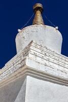 chorten buddist stupa. ladakh, Indien foto