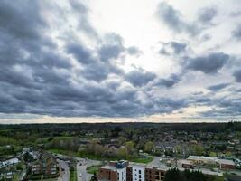 antenn se av denham grön stad london, uxbridge, england. förenad rike. april 3:a, 2024 foto