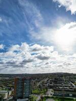 mest skön se av himmel och moln över oxford stad av England förenad rike foto