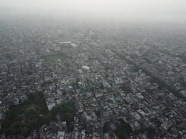 topp se. areal se av stad lahore på 2023-07-17 foto