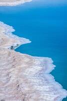 chott el djerid, salt sjö i tunisien foto