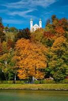 kalvarienbergkirche chuch i dålig tolz stad i Bayern, Tyskland foto