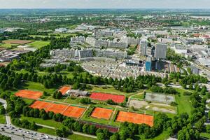 antenn se av München, Tyskland foto