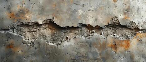 ai genererad grov betong vägg textur foto