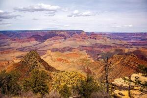 bra se av de stor kanjon nationell parkera, arizona, förenad stater. kalifornien öken. foto