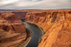 bra se av de stor kanjon nationell parkera, arizona, förenad stater. kalifornien öken. foto